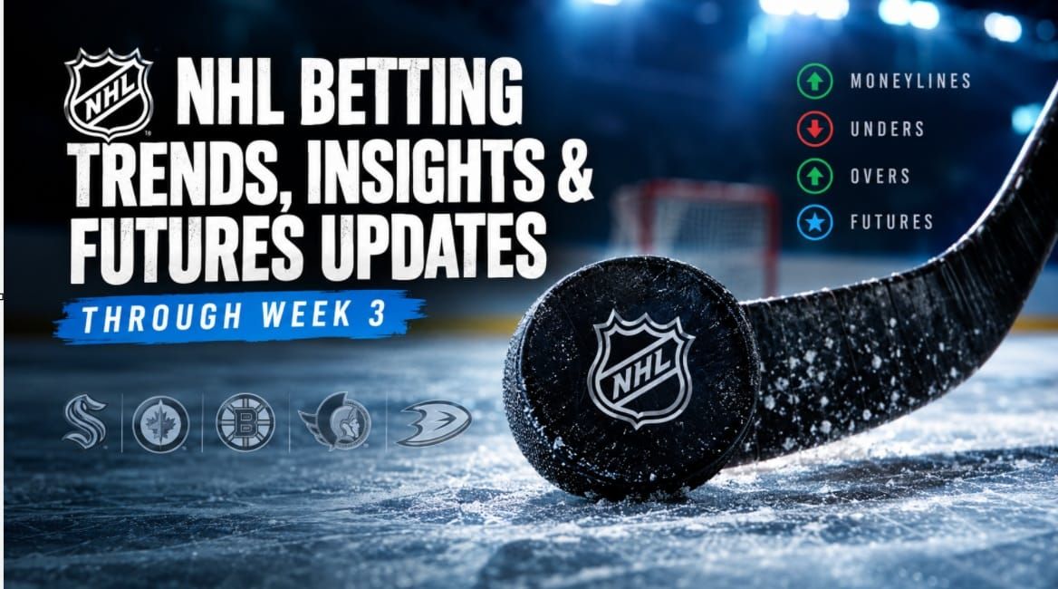 NHL Betting Trends and Insights Through Week 3