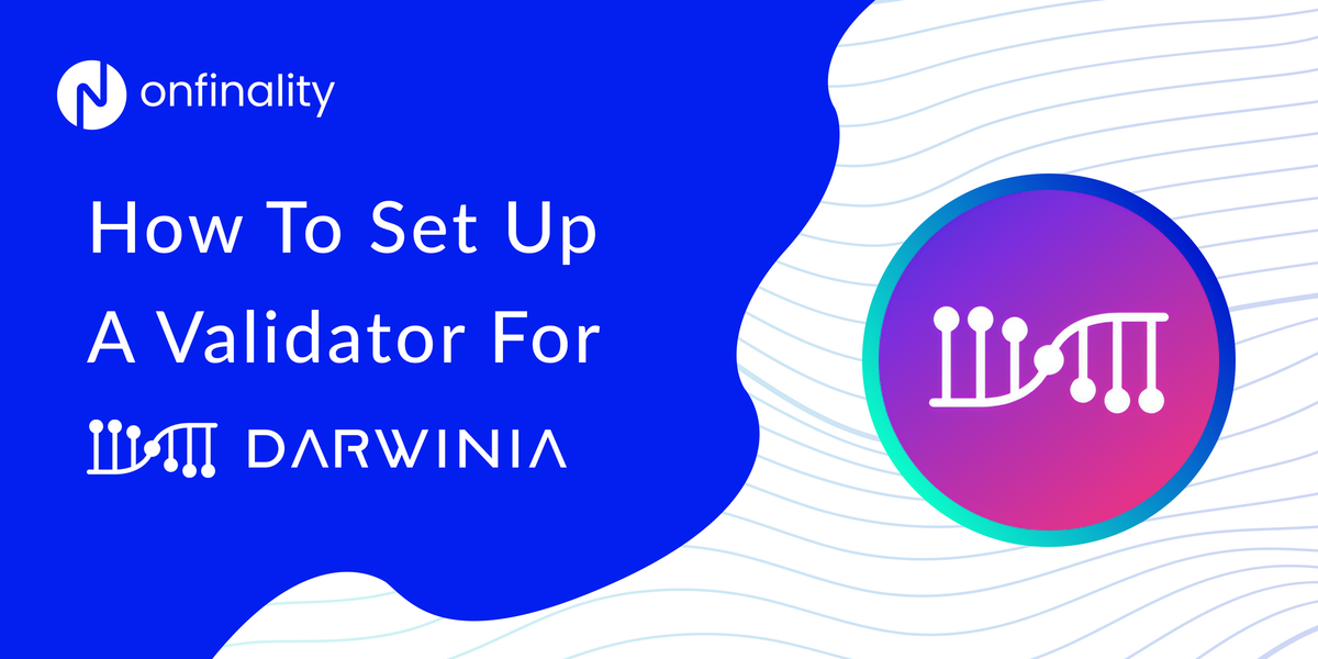 How To Set Up A Validator For Darwinia On OnFinality