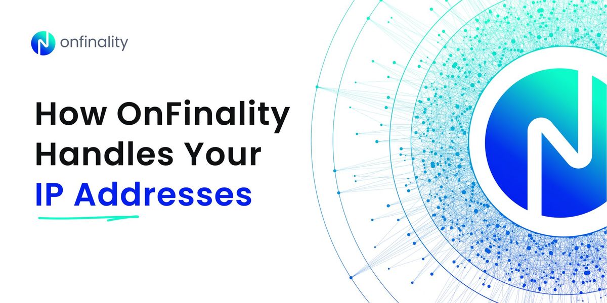 How does OnFinality deal with personal information?