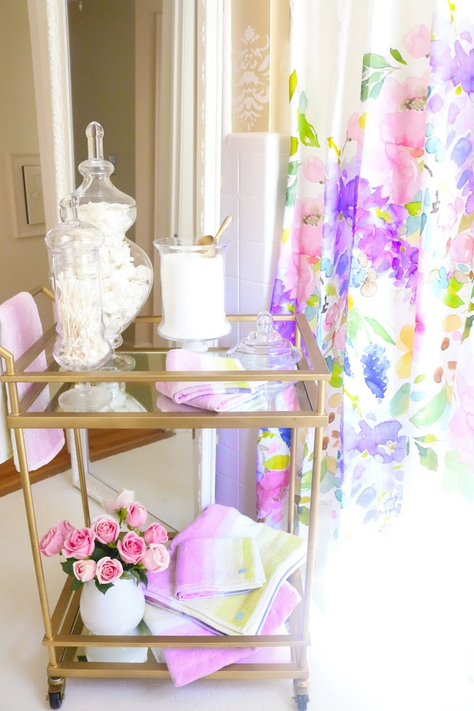 Bright and Bold Bathroom!