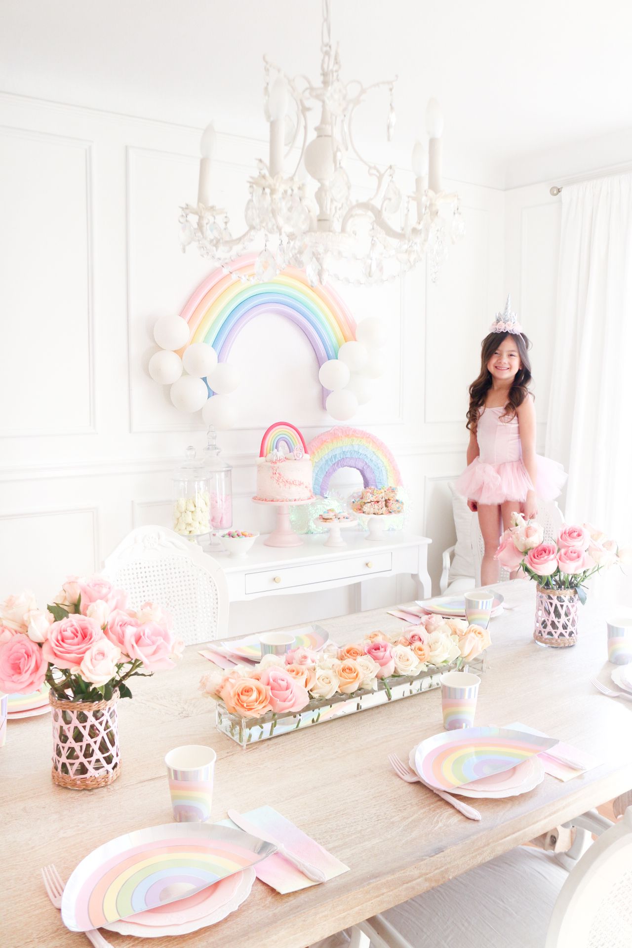 Bella's Rainbow Birthday Party