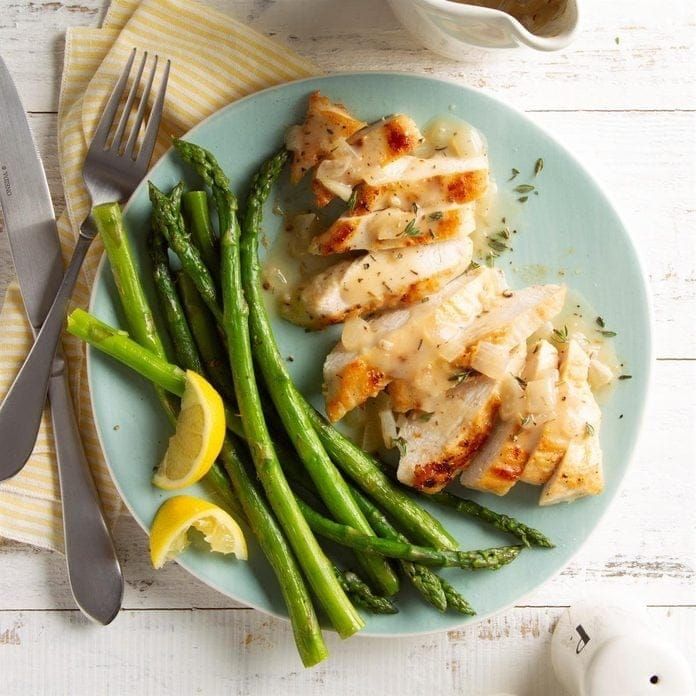 Lemon Thyme Chicken and Asparagus