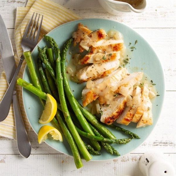 Lemon Thyme Chicken and Asparagus