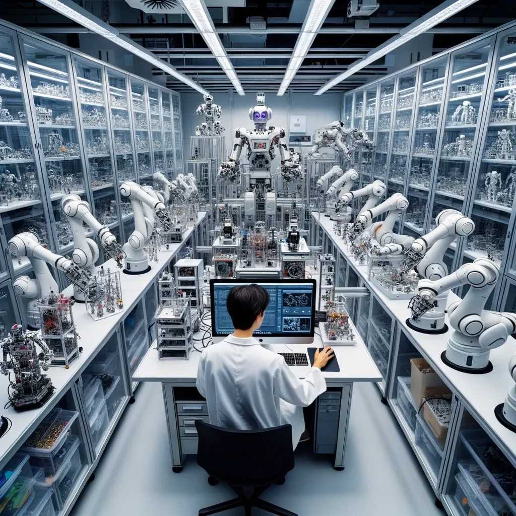 L'IA qui conçoit des robots que des robots fabriquent