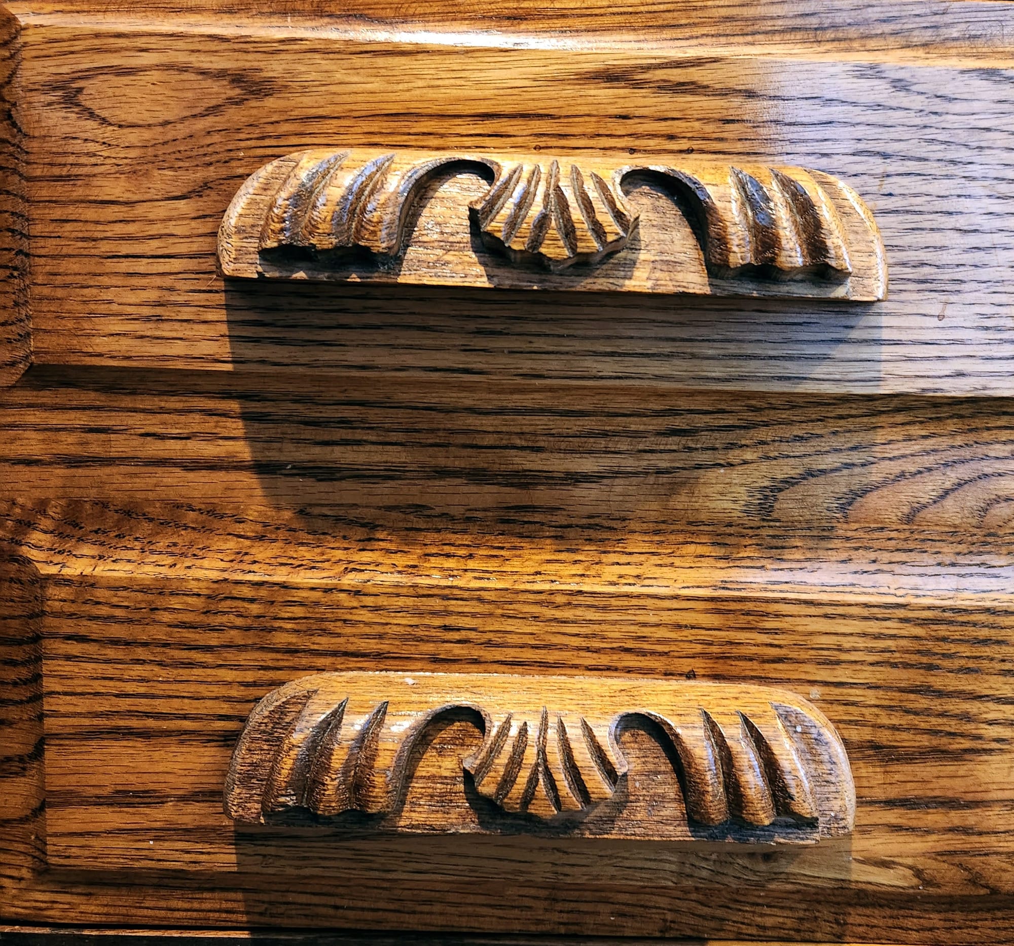 wooden desk drawer