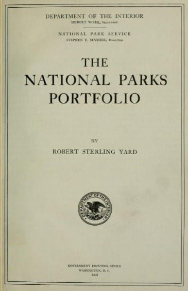 National Parks Portfolio (1925)