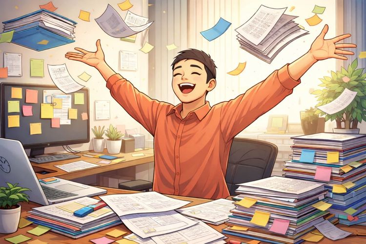 Saya Berhenti Organise Nota-Nota yang Ada