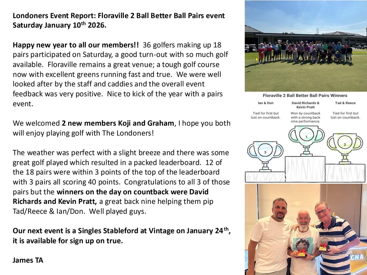 Event Report 10 January 2025