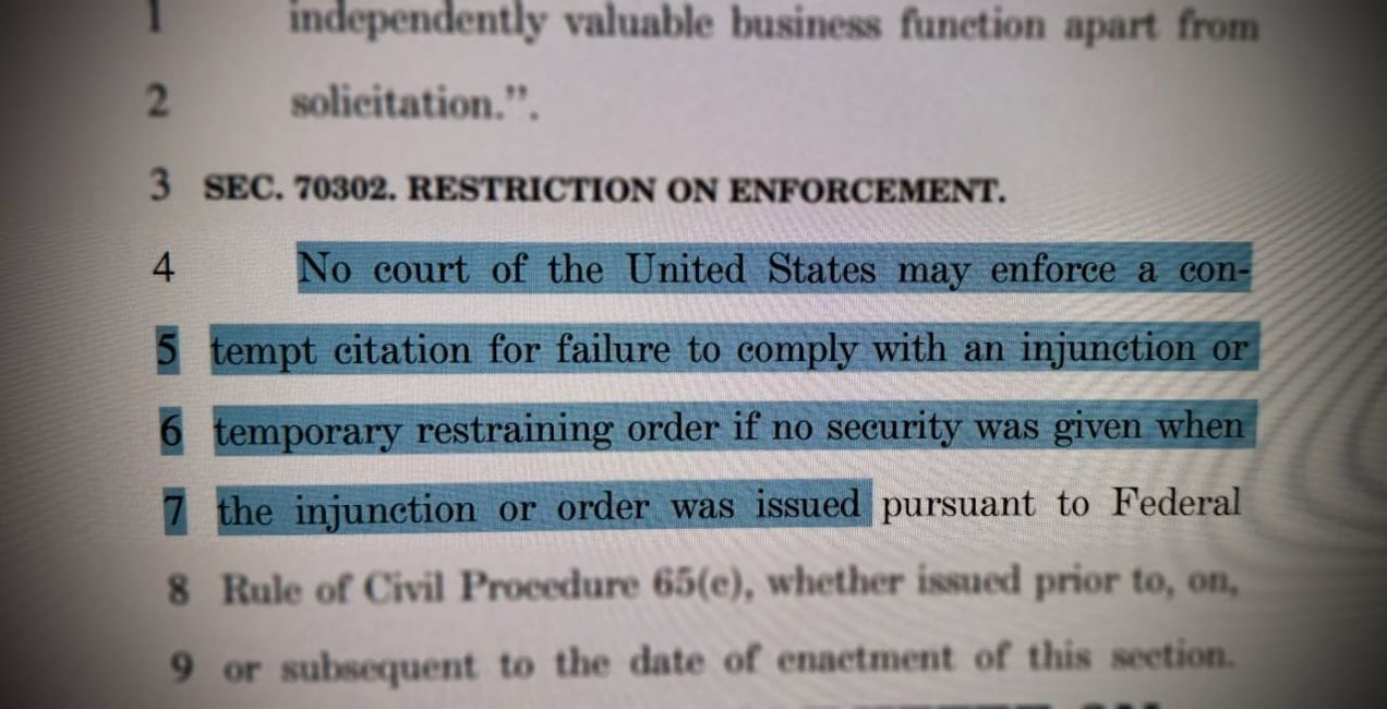 63 words that could silence the courts: How a tiny clause in Trump’s “Big Beautiful Bill” threatens American democracy