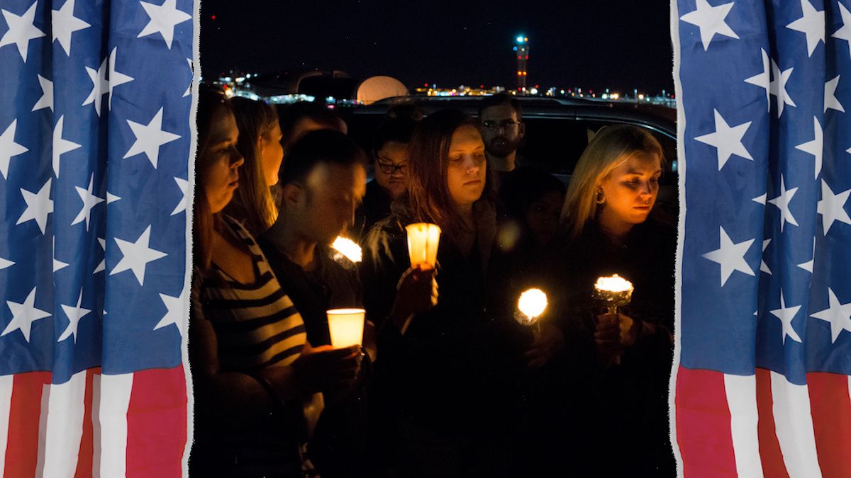 Between massacres: a uniquely American horror show in seven acts