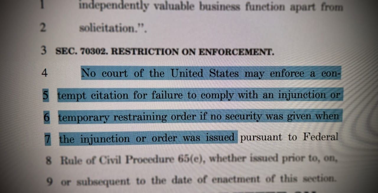 63 words that could silence the courts: How a tiny clause in Trump’s “Big Beautiful Bill” threatens American democracy