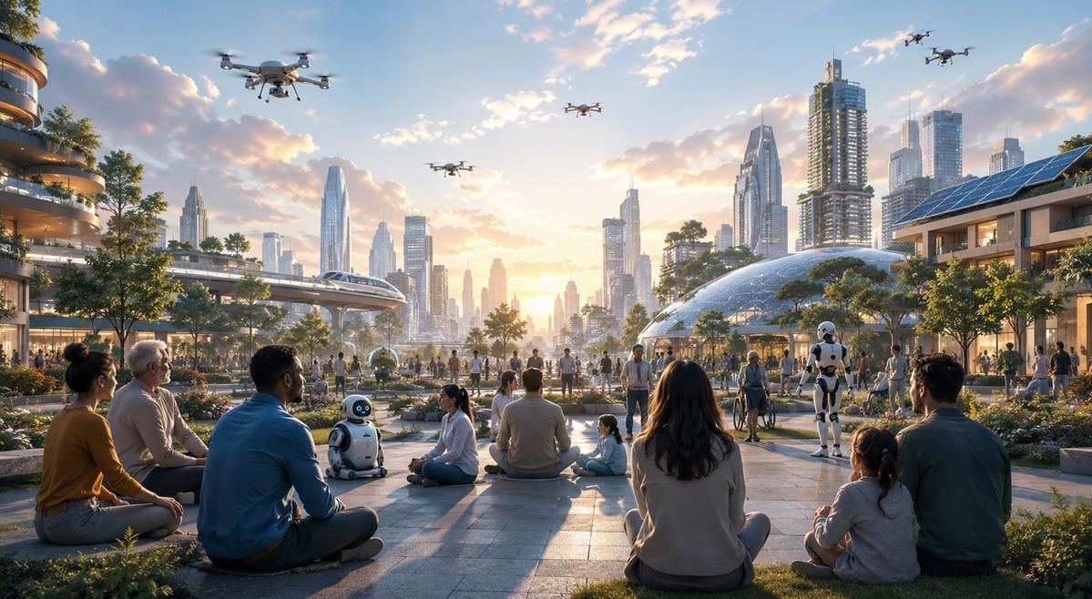 Universal basic income: Towards a new society by 2050