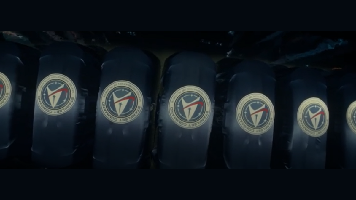 Memento Mori To live with the prospect of death Star Trek Strange New Worlds | Image of seven Starfleet coffins