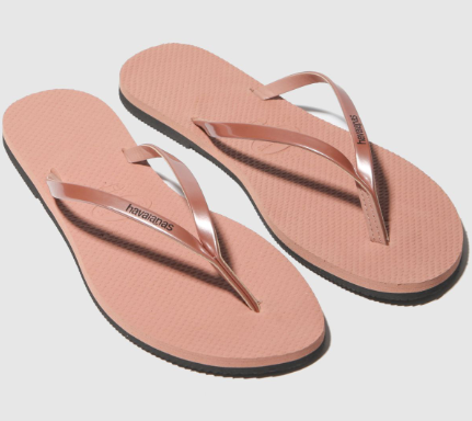Havaianas are an expensive option but Primark’s £1.50 version will do the trick.