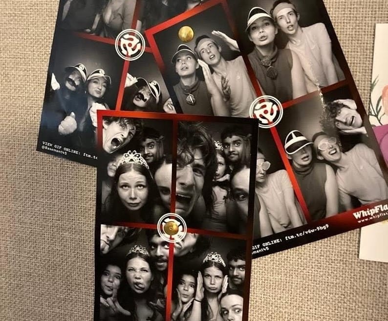 Photo booth photos from Basement 45 | Epigram / Sophia Scott
