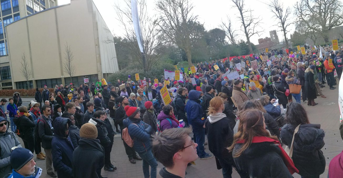 Message of thanks to students supporting ongoing industrial action