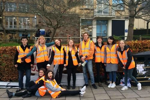 ‘Hey Bristol! Time to divest!’