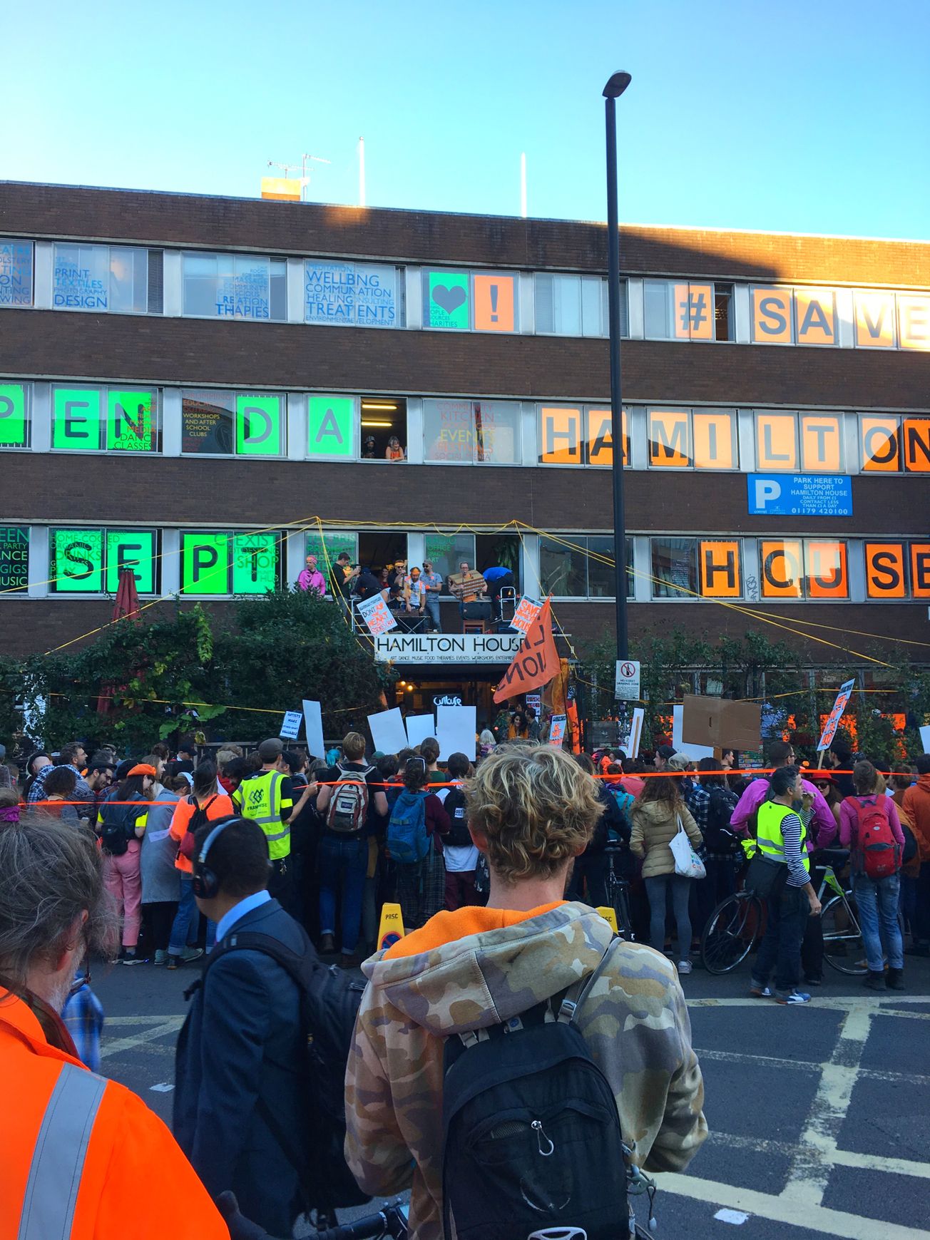 Protest to save community centre Hamilton House