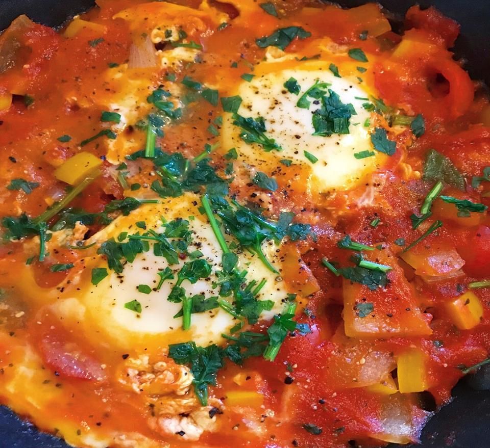 Sizzling shakshuka recipe