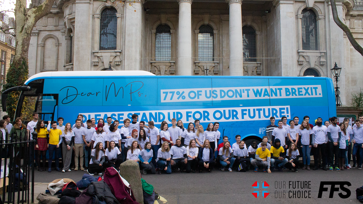 'Our Future, Our Choice': Bristol students attend a #ParliamentTakeover demanding a people's vote