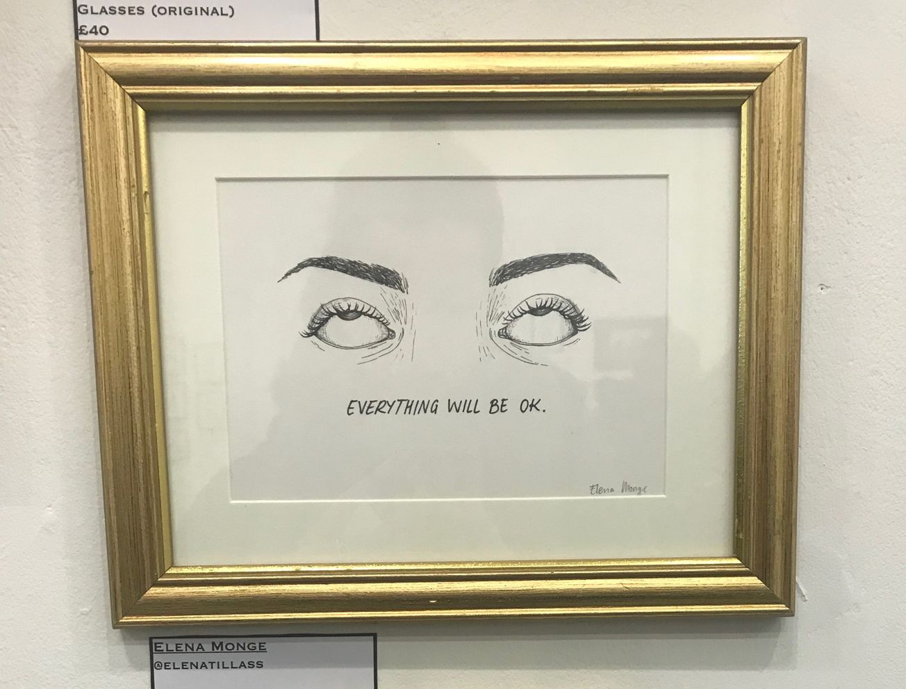 "A (pink nailed) finger up at the patriarchy" - Honey Art Show