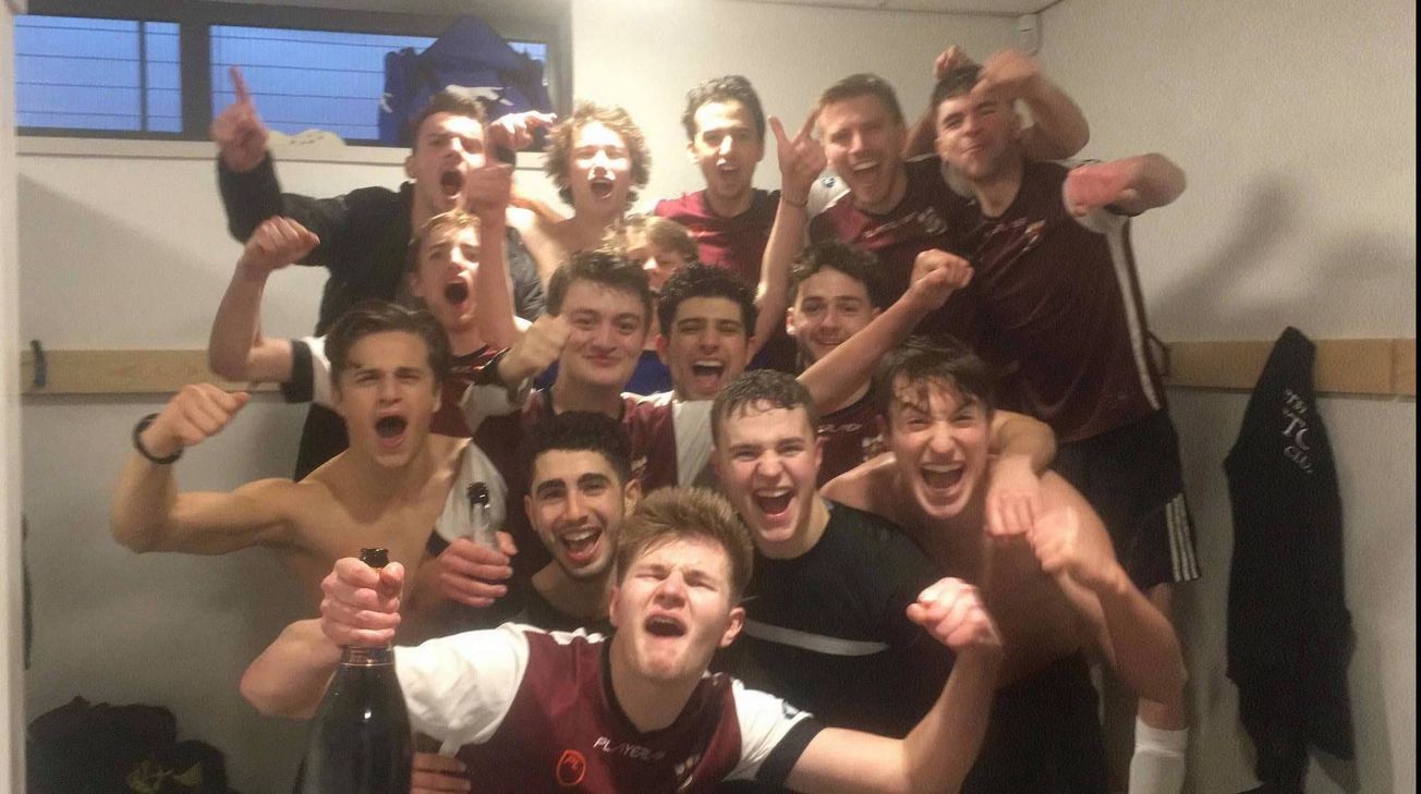 Men’s football 1s reach national cup semi-final while 5s win league