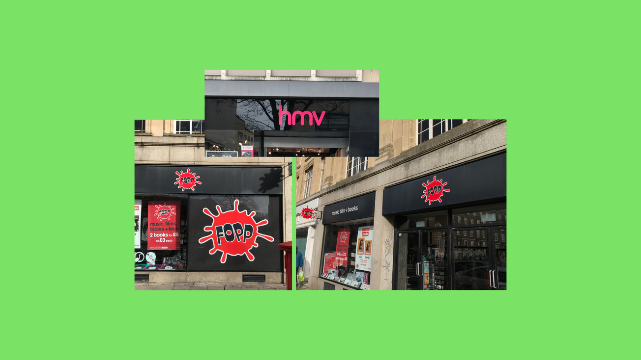 HMV Cribbs and Fopp hit by high street giant's closures