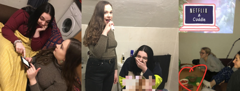 Living in an all-girls house