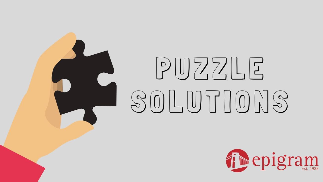 Puzzles Solutions: Issue 341