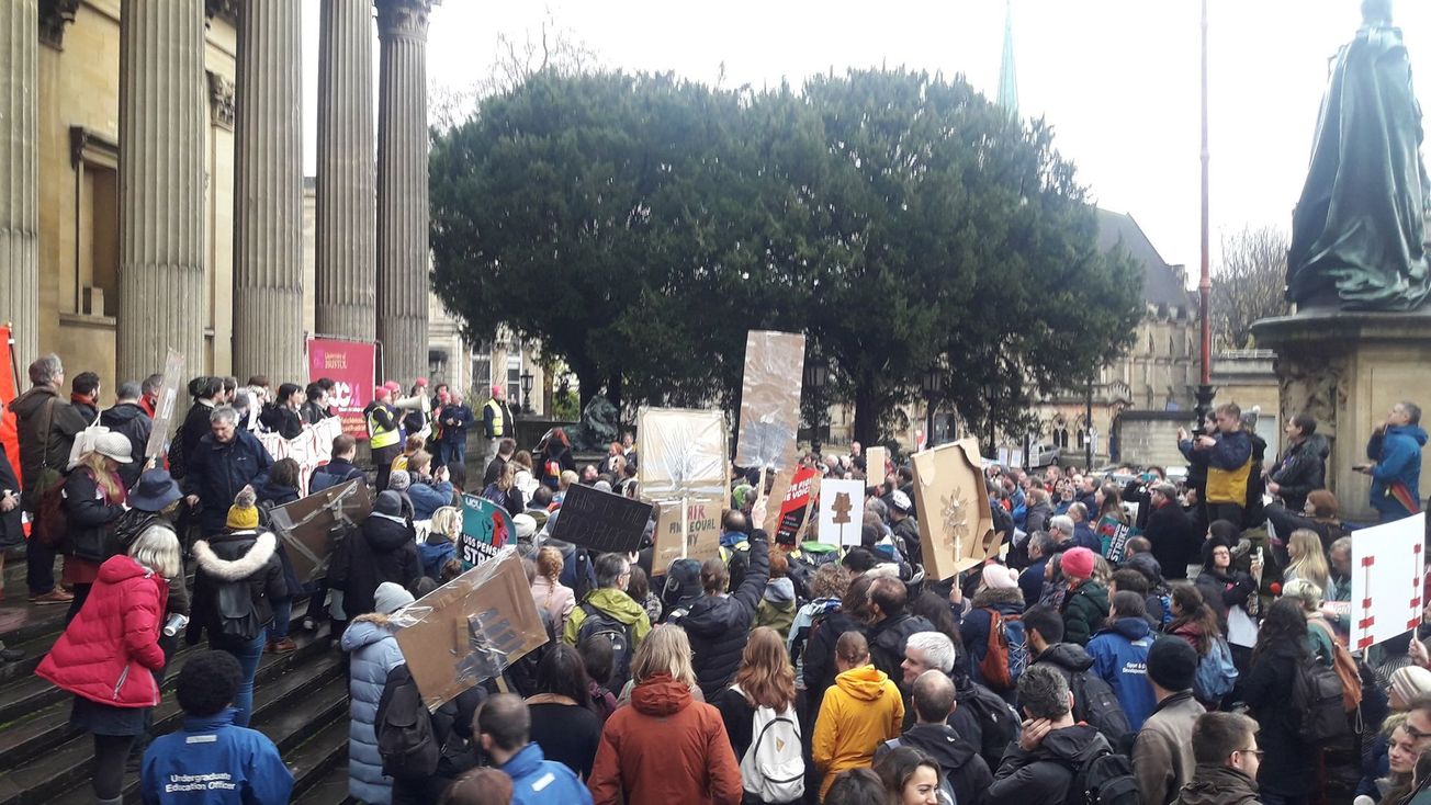 Bristol Uni sent letter from striking staff with list of demands