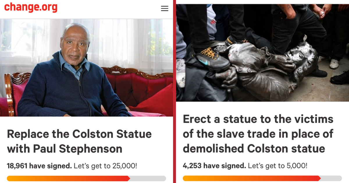 Petitions launched to replace Colston statue with alternatives celebrating Bristol’s Black community
