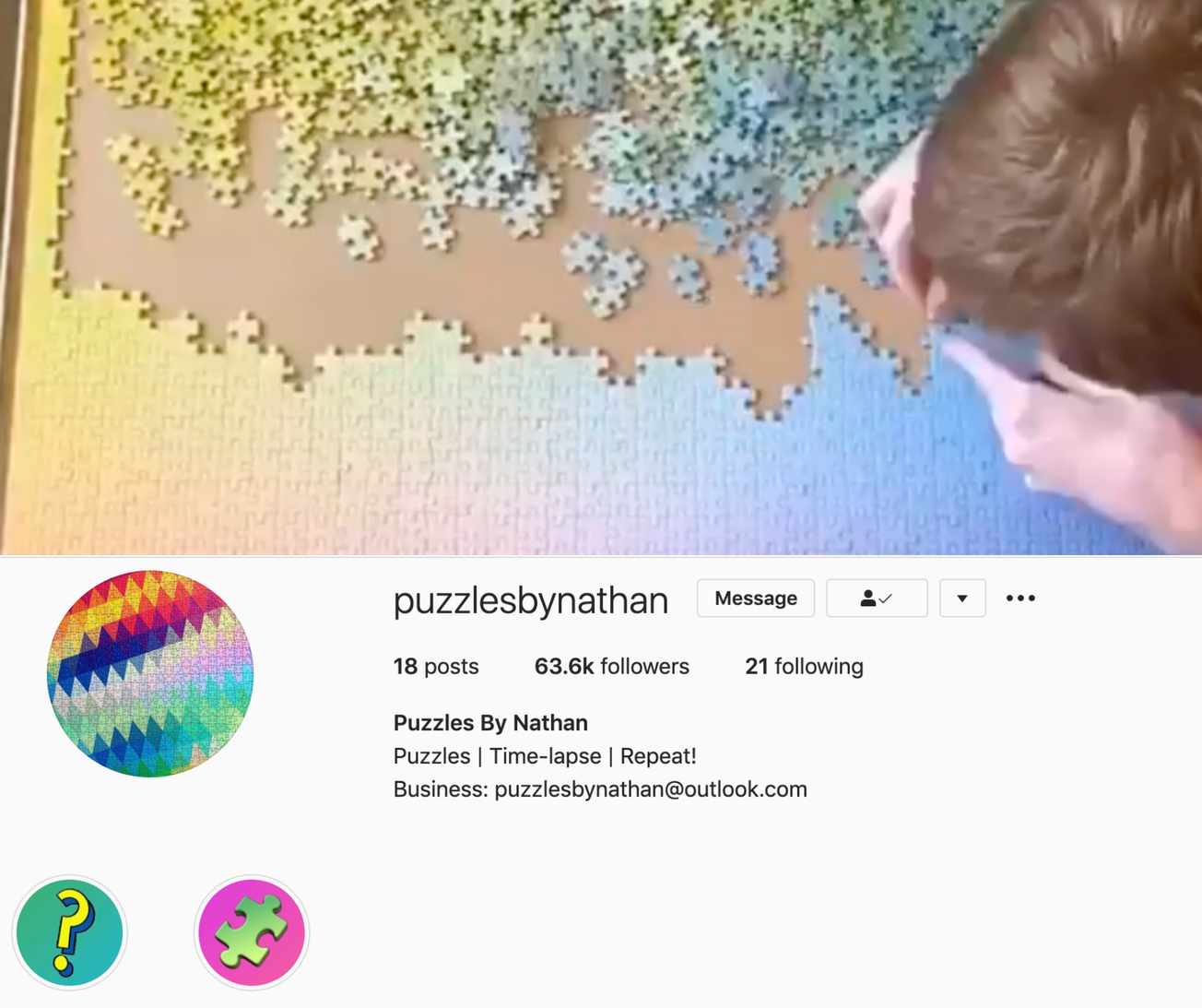 Piece by piece: the Bristol student taking on complex jigsaws