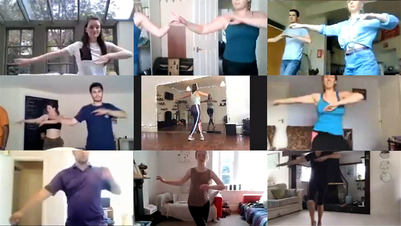 Small steps raise over £800 for charity with online danceathon