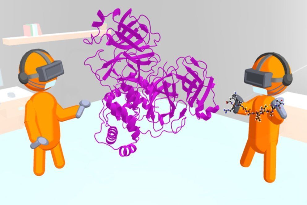 Interactive VR added to the arsenal for drug design to fight COVID-19