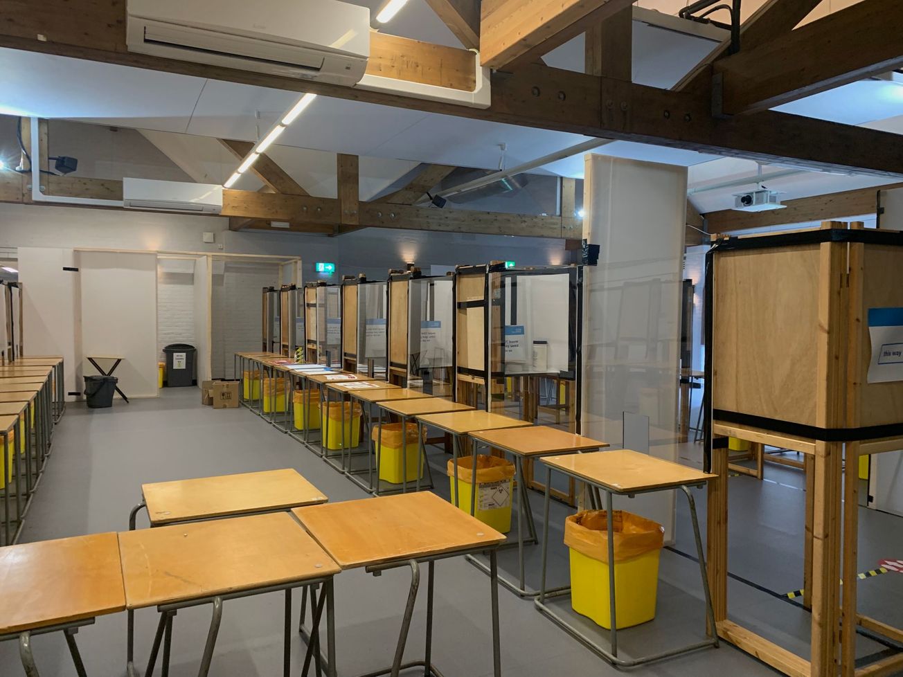 Inside mass testing centres at the University of Bristol