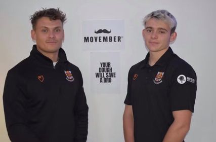 Footballers’ monumental Movember marathon