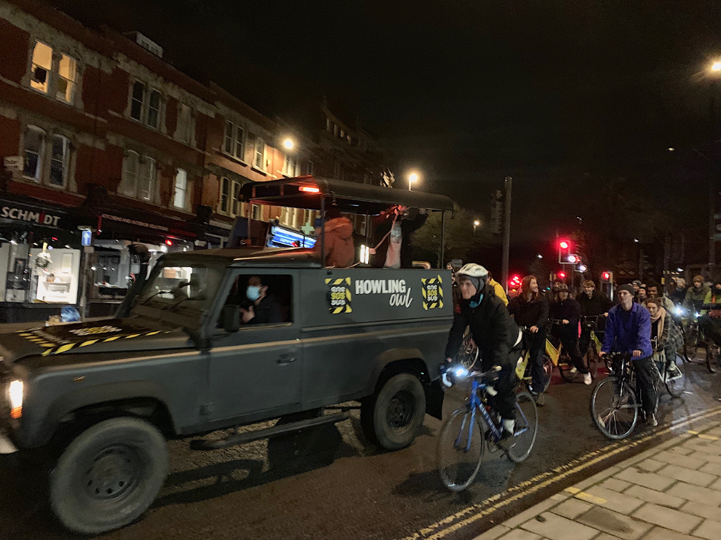 Musicians on their bikes: Save Our Scene demonstration comes to Bristol