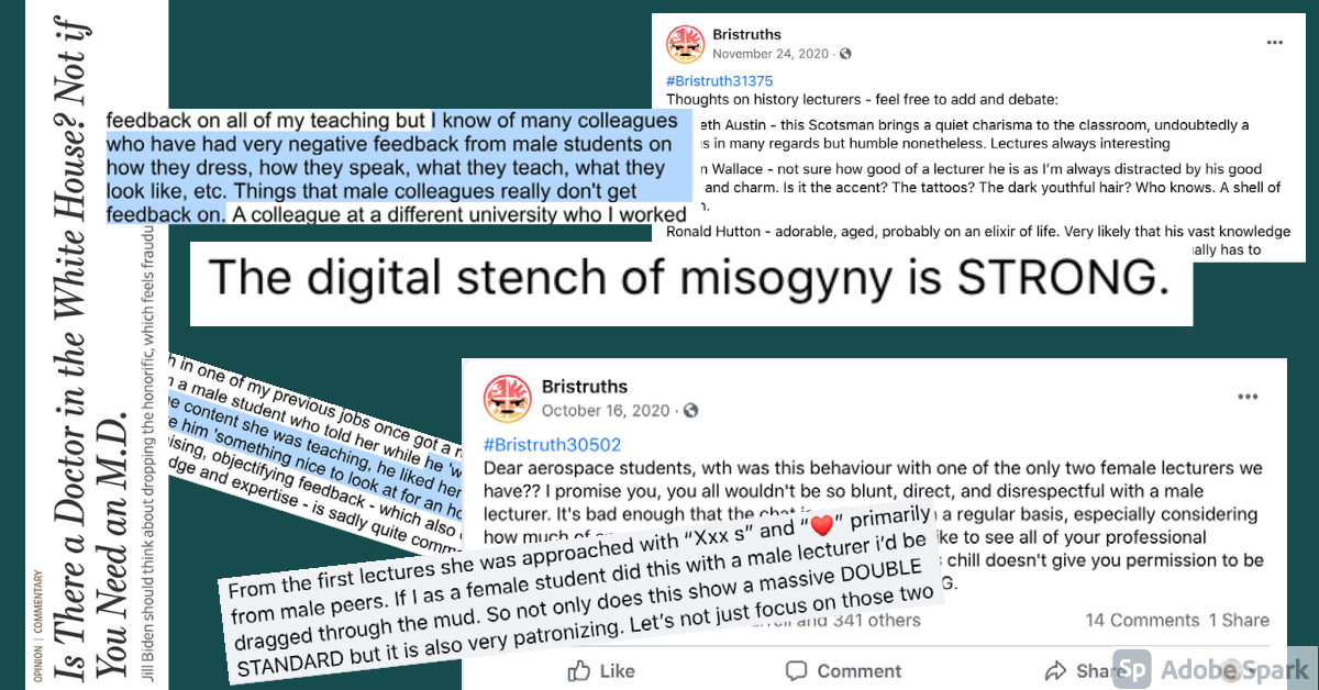 ‘The digital stench of misogyny is strong’: Uncovering casual sexism in the University of Bristol student community
