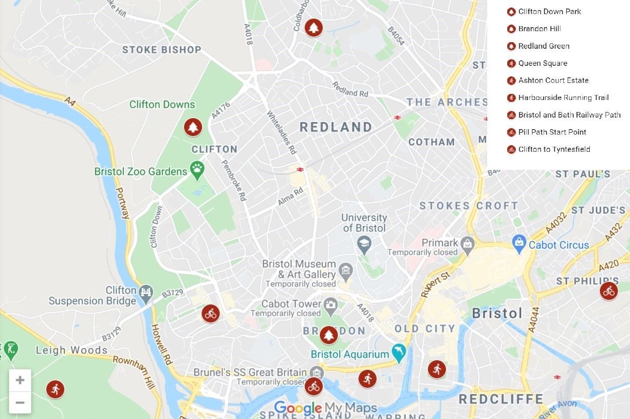 Top of the spots: Bristol’s best exercise sites