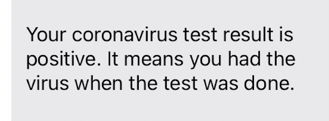 Looking after yourself following a positive COVID-19 test