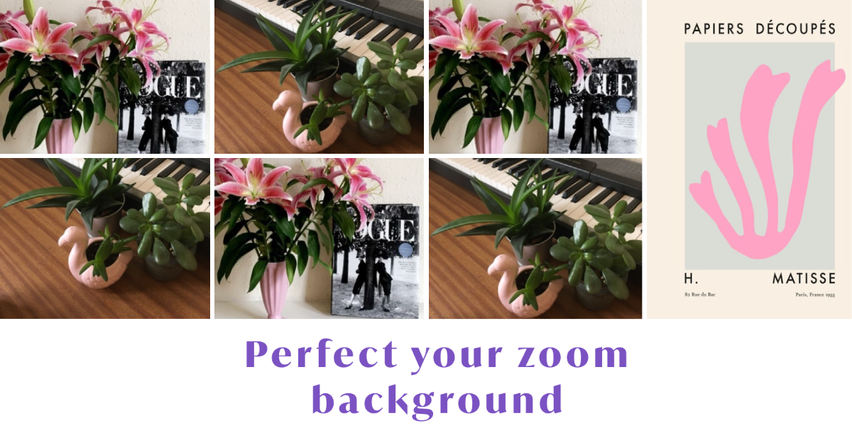 How to perfect your Zoom background