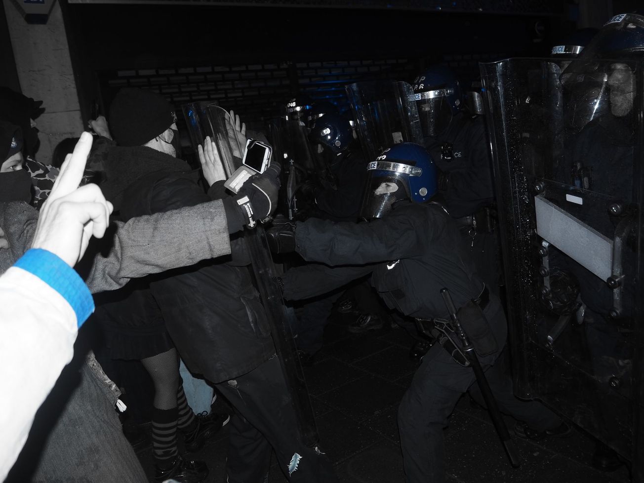 Third ‘Kill the Bill’ protest ends with large police show of force and injured protesters