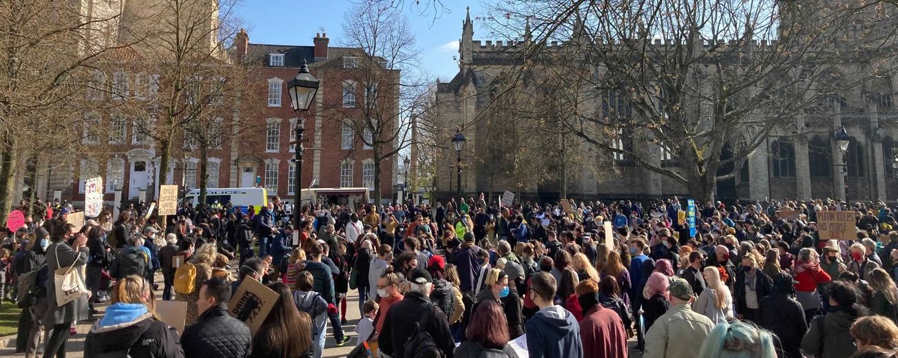 Fifth 'Kill the Bill' protest takes place in Bristol as part of national day of action