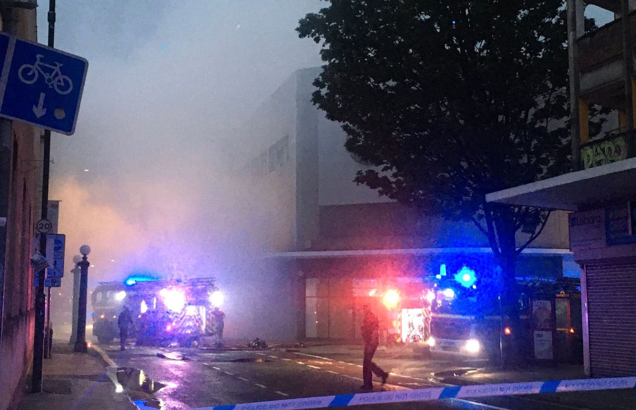 Firefighters attend fire at SWX nightclub in Bristol