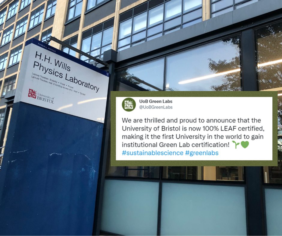 Bristol first in the world to achieve 100% Green Lab certification