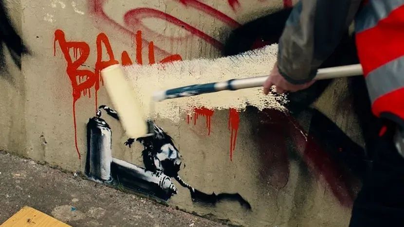 Christopher Walken destroys Banksy artwork in BBC series