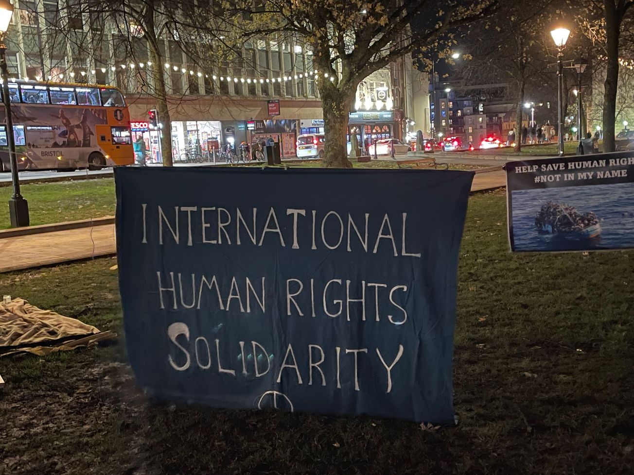 Bristol marks International Human Rights Day with Peace Vigil on College Green