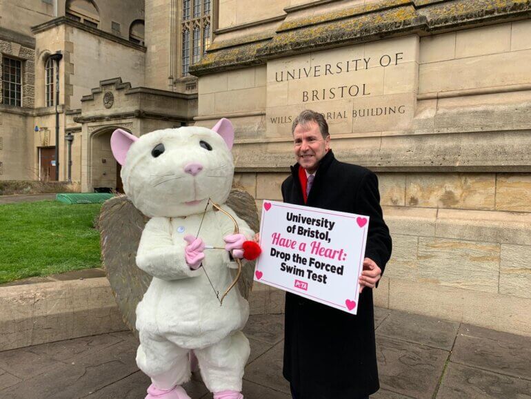 ‘End the use of the cruel and debunked forced swim test’ say Bristol students