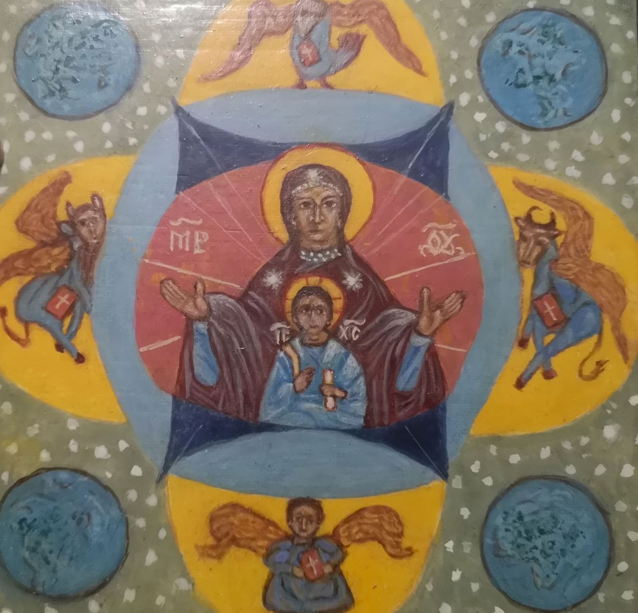 Windows to heaven: Icons as a traditional art medium
