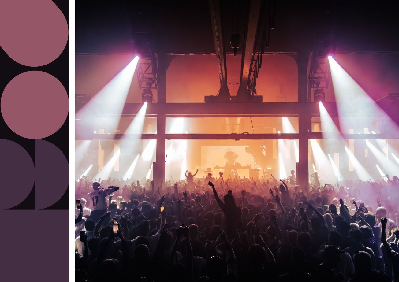 Overmono headlining the opening of The Prospect Building witha full, cheering crowd